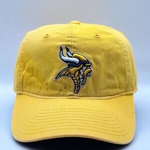 Minnesota Vikings Hat Cap Strapback Reebok NFL Men’s Yellow Dad Adjustable